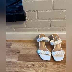 Brides! New Steve Madden White Heels